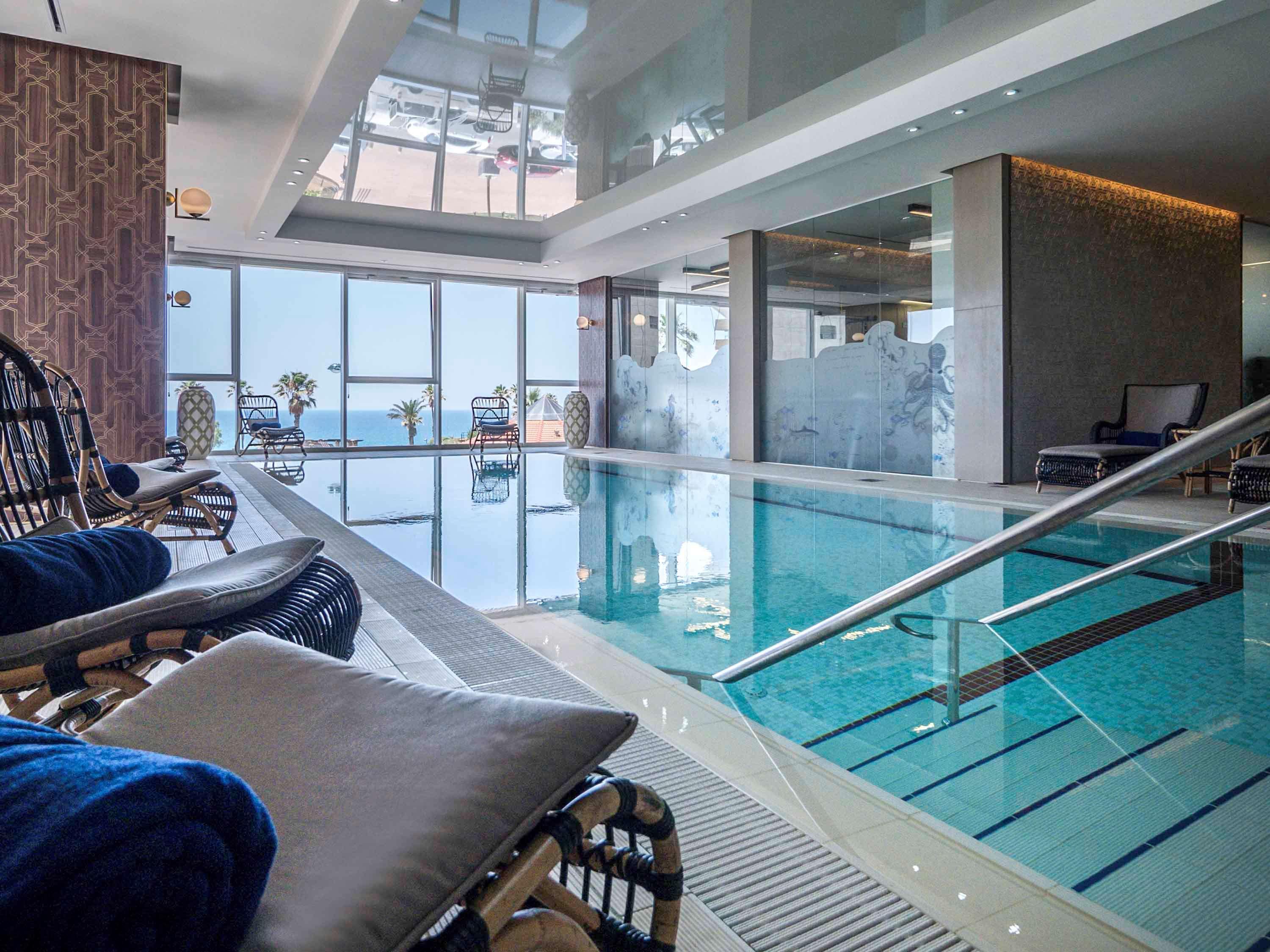 David Tower Hotel Netanya By Prima Hotels - 16 Years Plus Εξωτερικό φωτογραφία The pool at the hotel