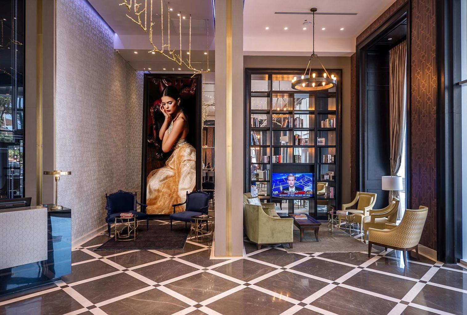 David Tower Hotel Netanya By Prima Hotels - 16 Years Plus Εξωτερικό φωτογραφία The lobby of the hotel